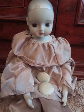 Pierrot Bonecos de Porcelana