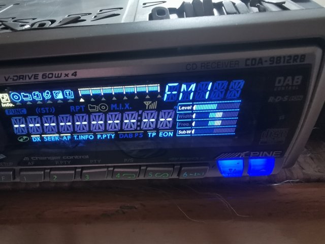 Radios alpine 9812rb, ina 333