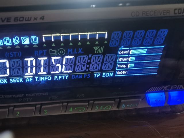 Radios alpine 9812rb, ina 333
