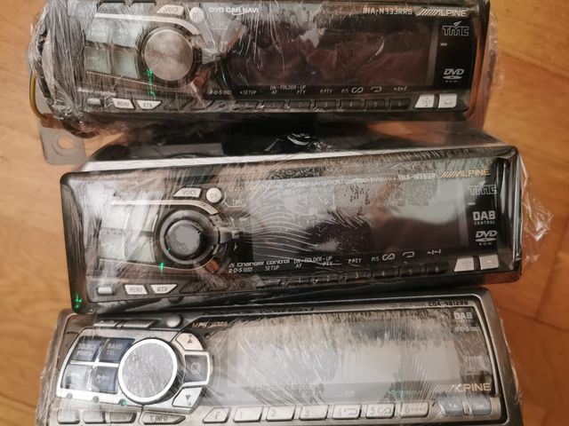 Radios alpine 9812rb, ina 333