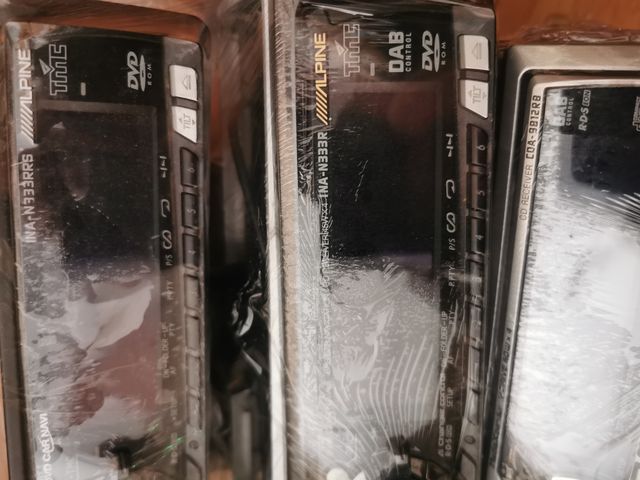 Radios alpine 9812rb, ina 333