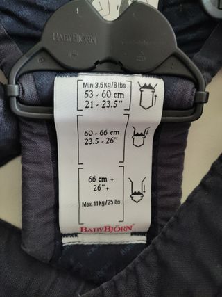 Mochila portabebés de 3,5 a 4,5kg