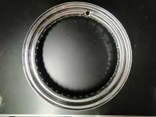 Cerchio acciaio cromato T 16x300