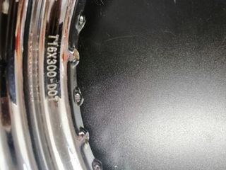 Cerchio acciaio cromato T 16x300