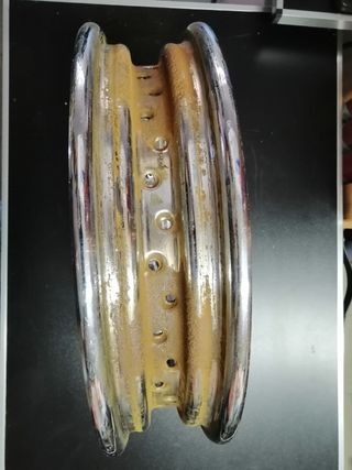 Cerchio acciaio cromato T 16x300