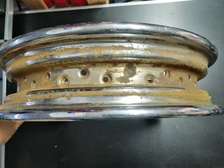 Cerchio acciaio cromato T 16x300