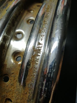 Cerchio acciaio cromato T 16x300