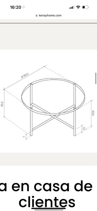 KENAY mesa centro adis NUEVA