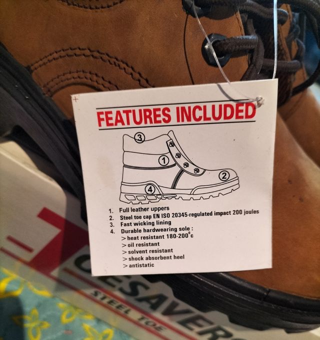 Calzado de seguridad Toesavers.