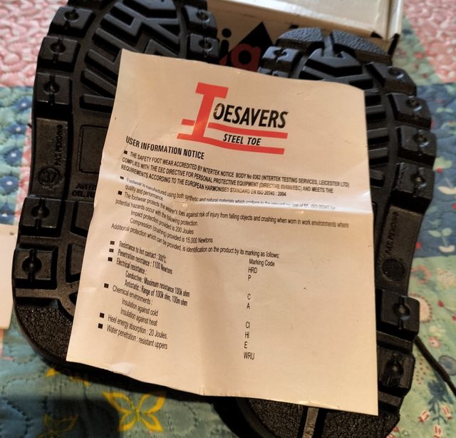 Calzado de seguridad Toesavers.