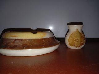 Cenicero y funda de Mármol Precioso