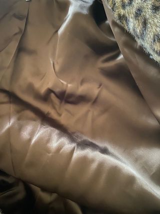 Pelliccia ecologica leopardata Yves Saint Laurent