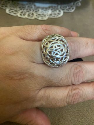 anillo plata tous 