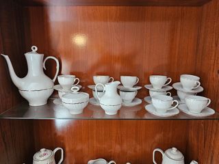 Cristalería Vajilla de Café de porcelana antiguo