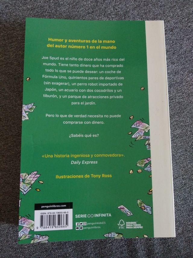 LIBRO EL CHICO DEL MILLÓN