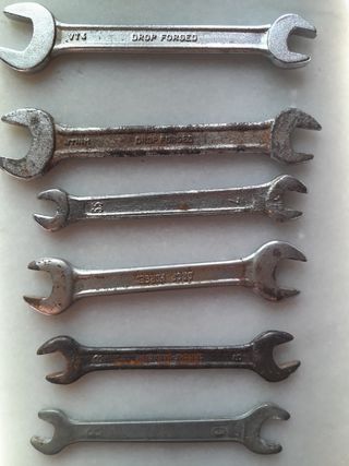 Llaves fijas mecánico taller