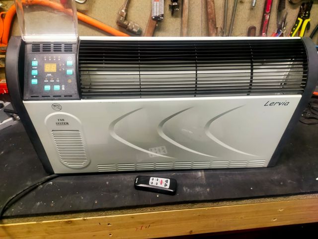 Estufa con ventilador