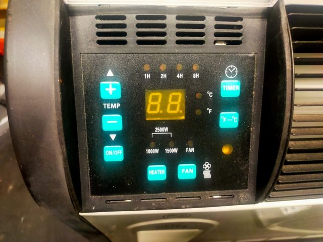 Estufa con ventilador