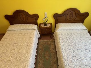 DOS COLCHAS DE GANCHILLO PARA CAMA DE 90 a 105