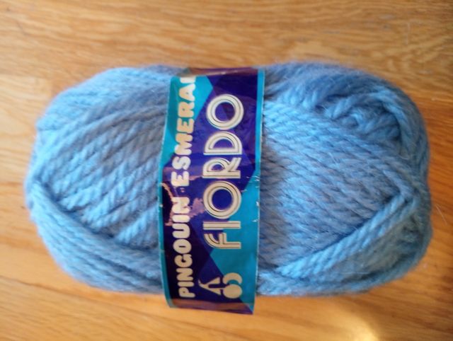 Lana Pingouin marrón oscuro, azul