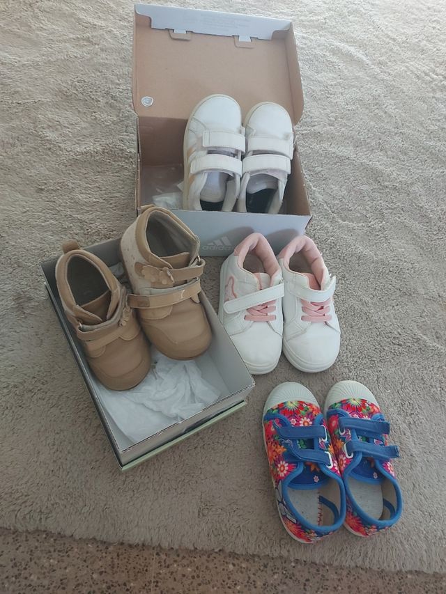 Lote zapatos niña