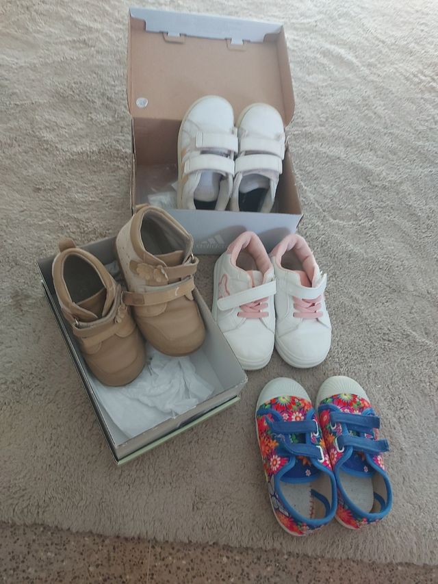 Lote zapatos niña