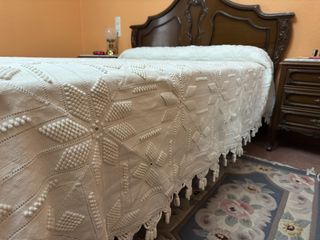COLCHA DE GANCHILLO SIN ESTRENAR PARA CAMA 135