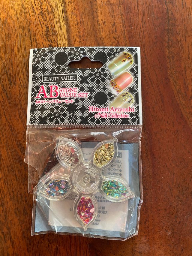 Set de adornos 3D para uñas - Pedrería brillante