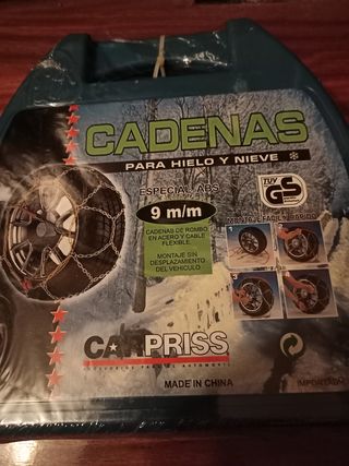 Cadenas nieve a estrenar