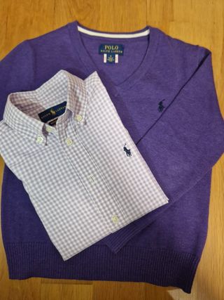 Jersey y camisa Ralph Lauren