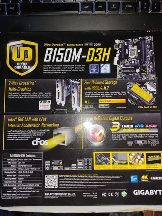 Placa base con procesador i7 y 16 gb ram