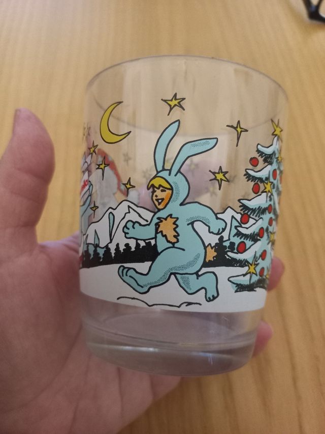 Bicchiere Nutella Natale vintage