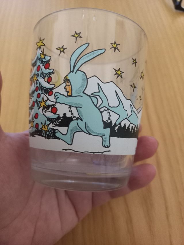 Bicchiere Nutella Natale vintage