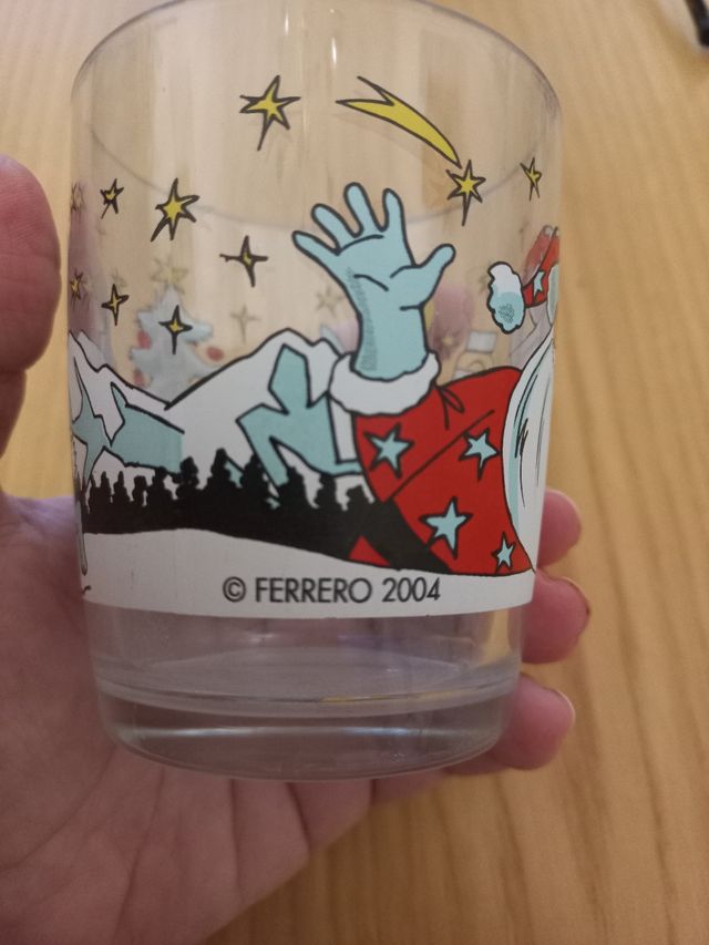 Bicchiere Nutella Natale vintage