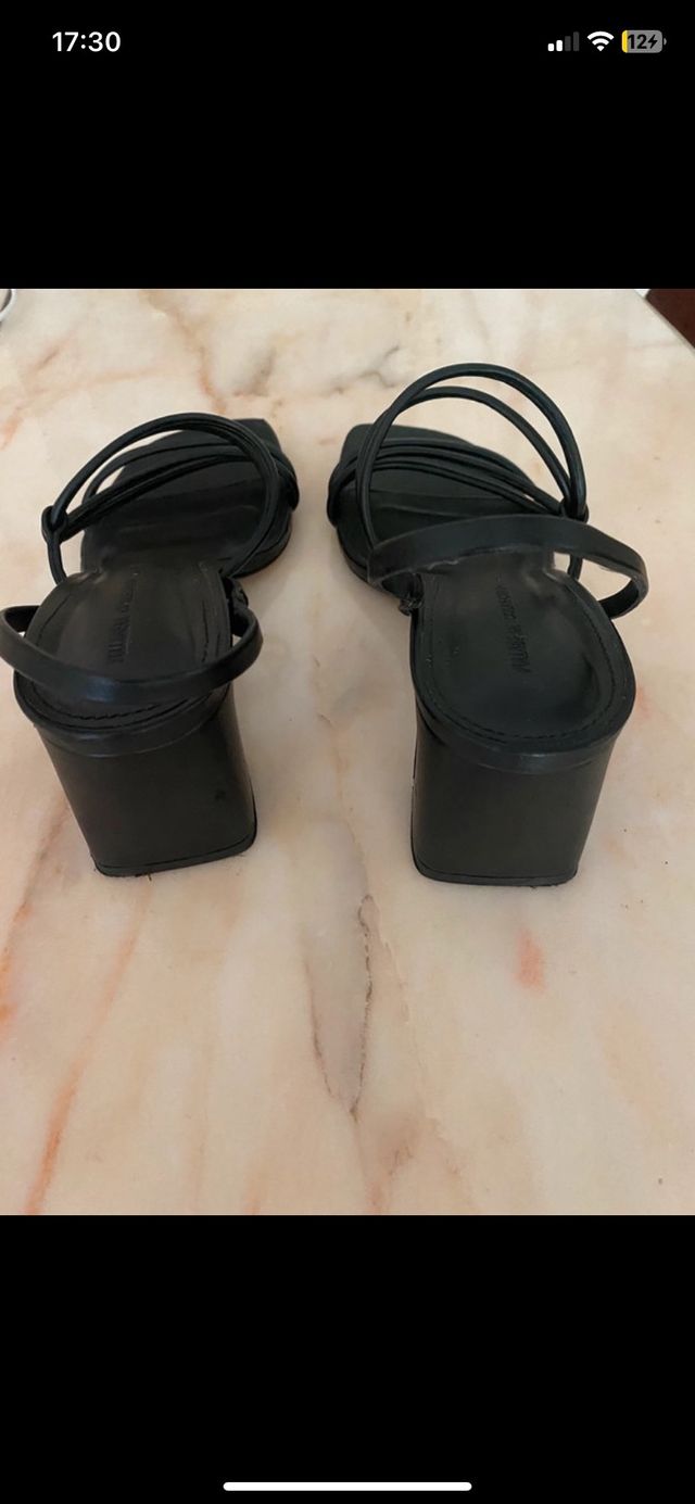 sandalias tacón Zara nuevas