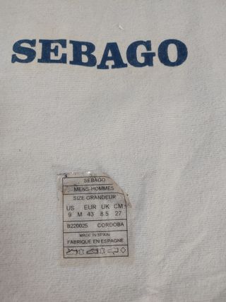 ⭐Zapatos negros Sebago. Nuevos⭐ Navidad