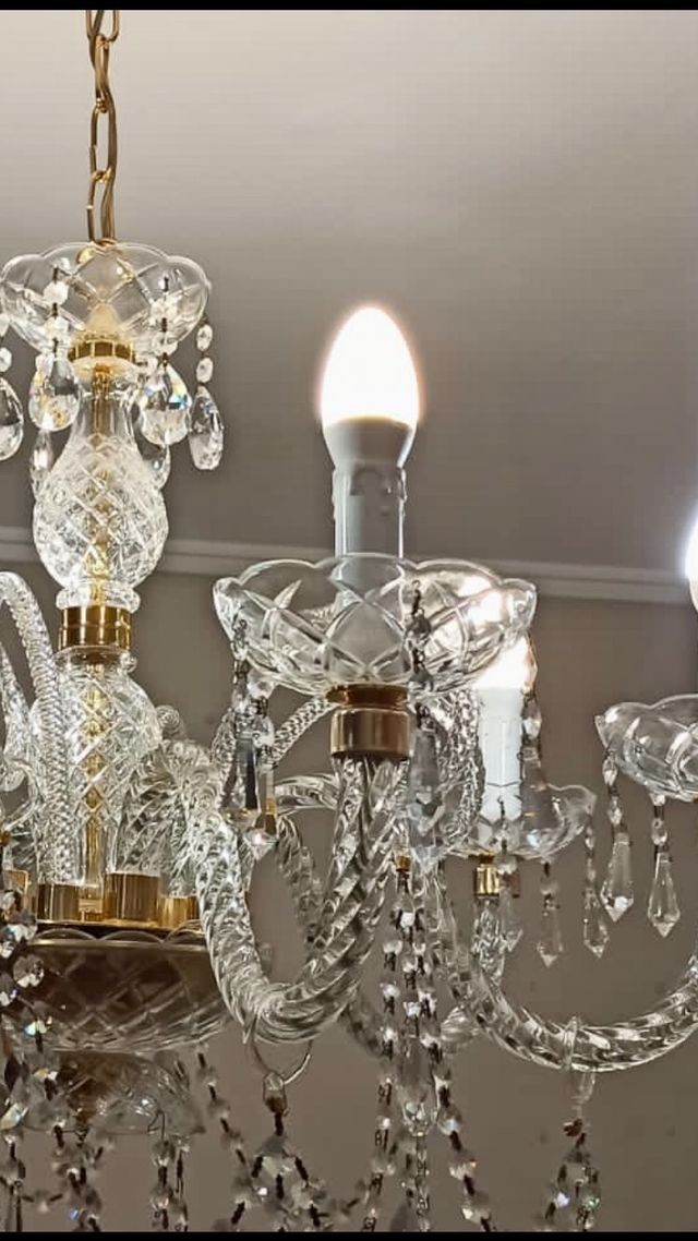 Lámpara araña cristal