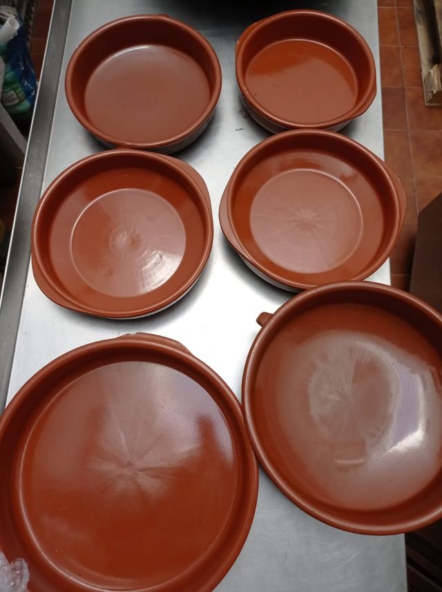Cazuelas de barro