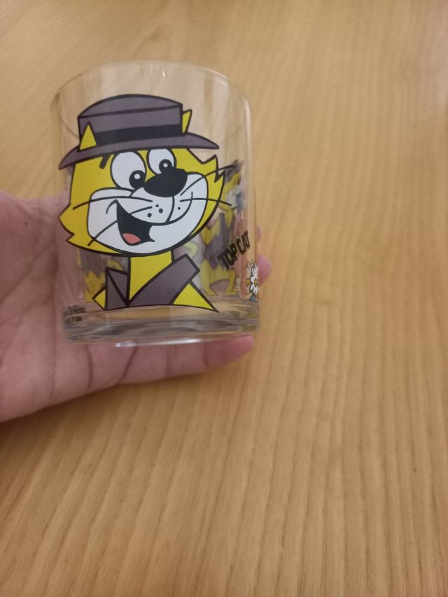 Bicchiere Nutella vintage Top Cat Disney anno 1997