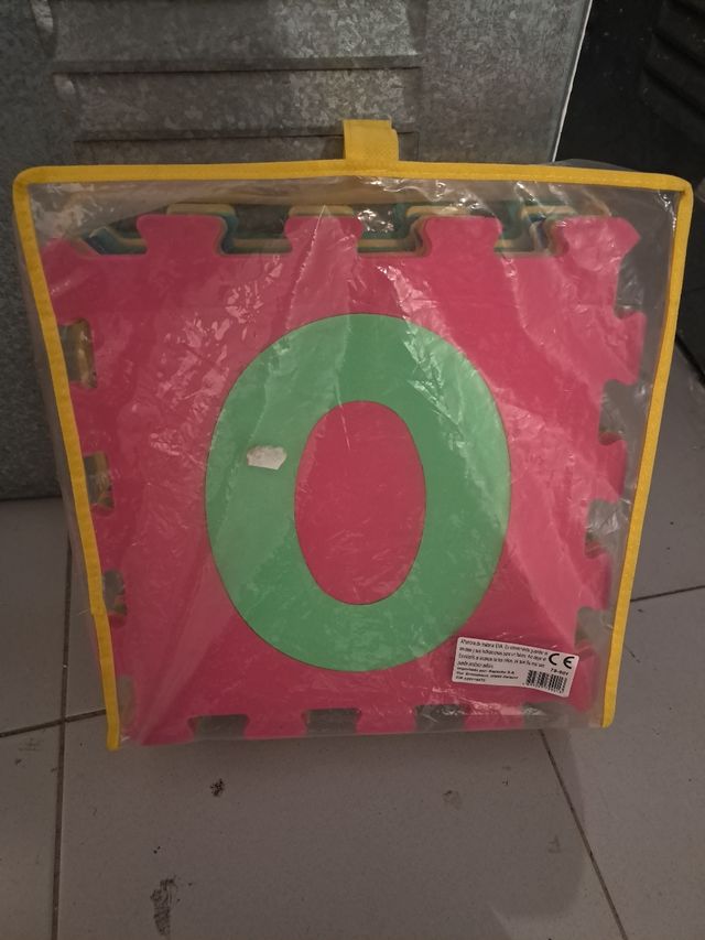 Alfombra puzble suelo números 