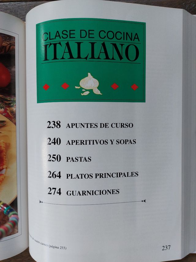 Clase de cocina.  Tapa dura