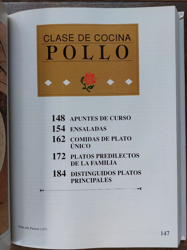 Clase de cocina.  Tapa dura