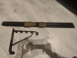 Perchero estante  pared Ikea negro