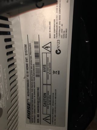 AMPLIFICADOR HARMAN KARDON AVR445 + ALTAVOVES BOSE