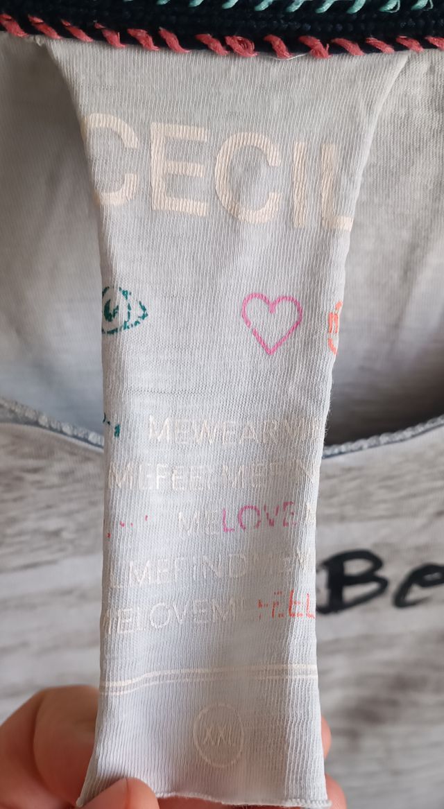 T-shirt da donna Cecil azzurra taglia XXL