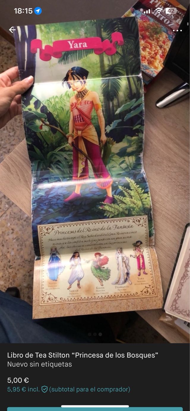 Libro de Tea Stilton “Princesa de los Bosques”