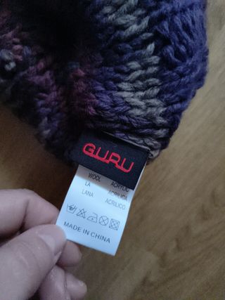 A ESTRENAR GORRO GURU DE LANA. ADULTO