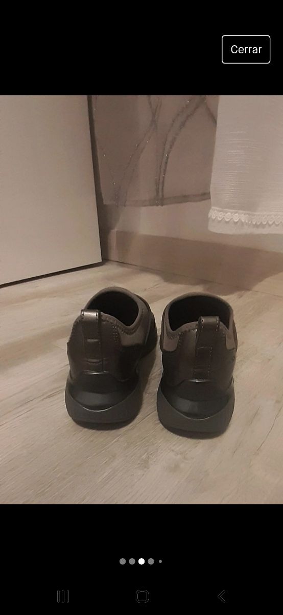 Zapatos casuales de piel