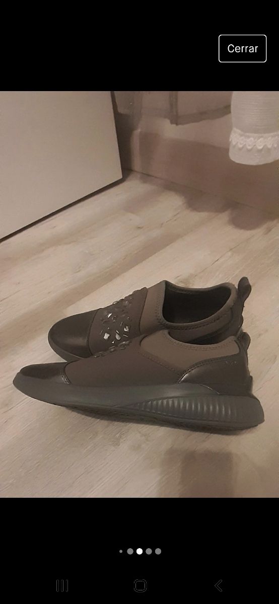 Zapatos casuales de piel