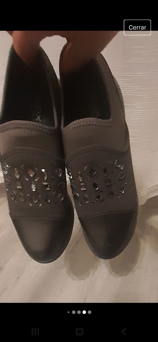 Zapatos casuales de piel